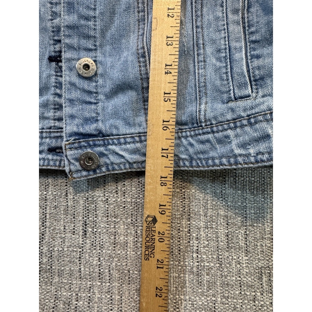 Bullhead Jeans Jacket Removable Hood Sweatshirt Girls Large - Picture 3 of 16